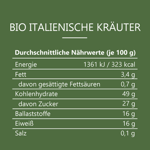 Bio Italienische Kräuter