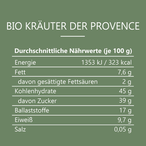 Bio Kräuter der Provence