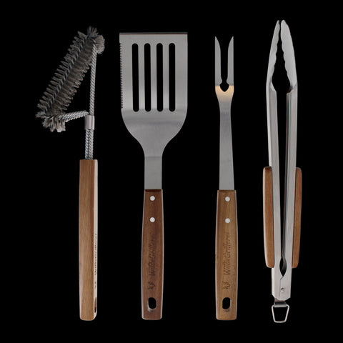 WildeGrillerei Grillbesteck-Set 4-teilig