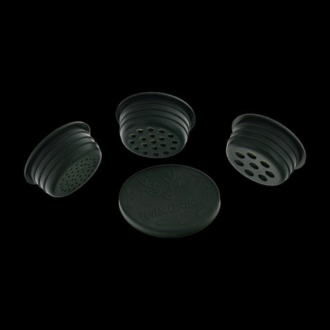 Streuaufsätze 3er Set 3 Lochgrößen inkl. 3 Deckel