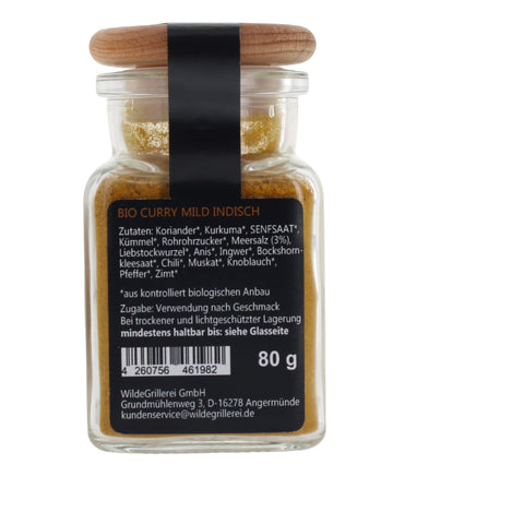 Bio Curry mild indisch