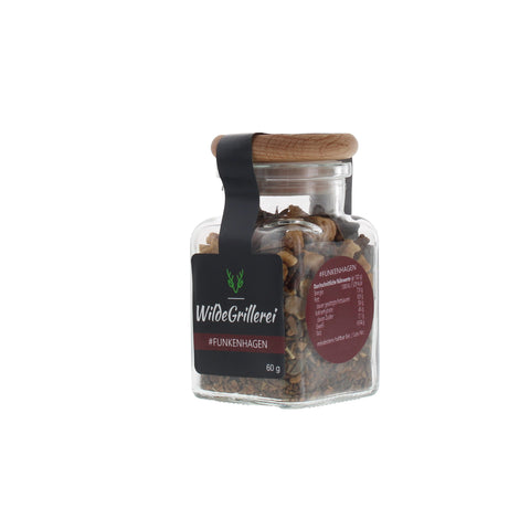 Glühweingewürz - #FUNKENHAGEN - Glas mit Holzdeckel 60g MHD