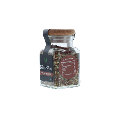 #SCHIEFE MÖHNE - Chimichurri rot Glas mit Holzdeckel 65g MHD