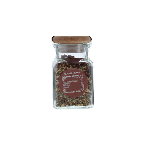 #SCHIEFE MÖHNE - Chimichurri rot Glas mit Holzdeckel 65g MHD