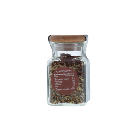 #SCHIEFE MÖHNE - Chimichurri rot Glas mit Holzdeckel 65g MHD
