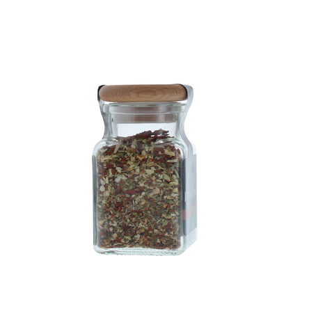 #SCHIEFE MÖHNE - Chimichurri rot Glas mit Holzdeckel 65g MHD