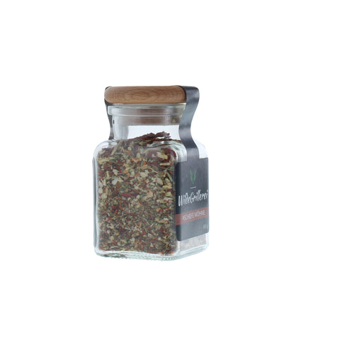 #SCHIEFE MÖHNE - Chimichurri rot Glas mit Holzdeckel 65g MHD