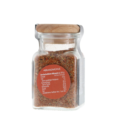 #BRANDMÜHLE - Hot Smoky BBQ Rub Glas mit Holzdeckel 95g MHD