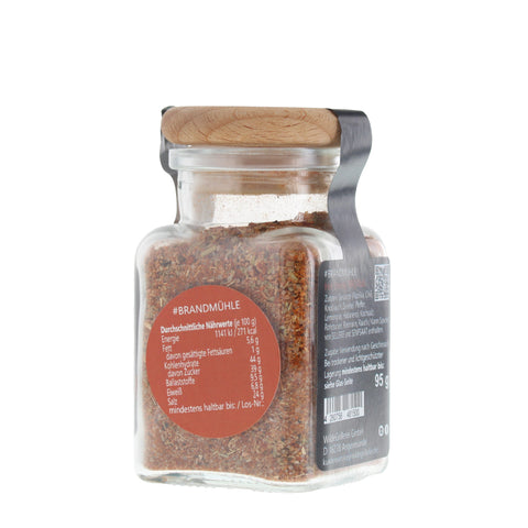 #BRANDMÜHLE - Hot Smoky BBQ Rub Glas mit Holzdeckel 95g MHD