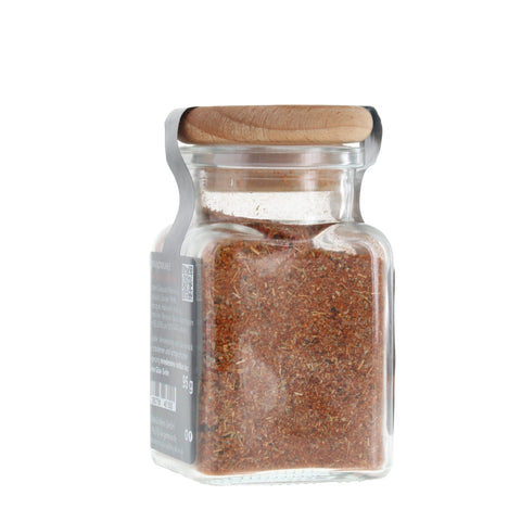 #BRANDMÜHLE - Hot Smoky BBQ Rub Glas mit Holzdeckel 95g MHD