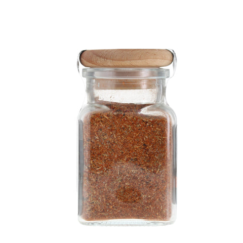 #BRANDMÜHLE - Hot Smoky BBQ Rub Glas mit Holzdeckel 95g MHD