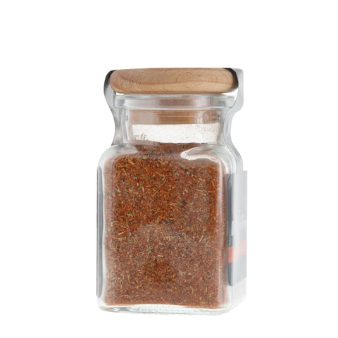#BRANDMÜHLE - Hot Smoky BBQ Rub Glas mit Holzdeckel 95g MHD