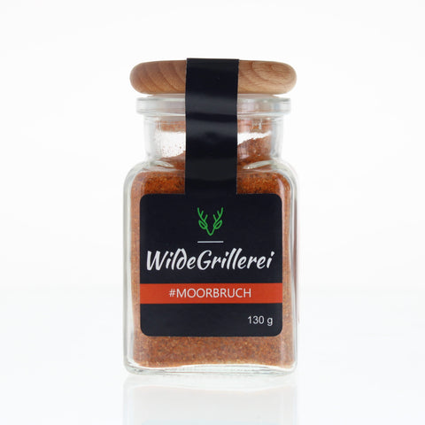 #MOORBRUCH - Spare Ribs Smoky BBQ Rub Glas mit Holzdeckel 130g MHD