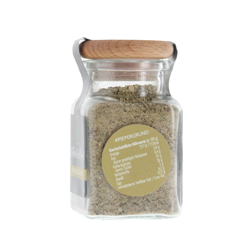 #PIEPERGRUND - Gyros hell Glas mit Holzdeckel 90g MHD