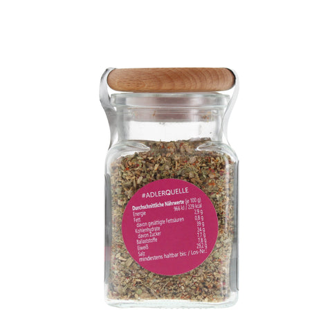 #ADLERQUELLE - Steakpfeffer mediterran Glas mit Holzdeckel 60g MHD