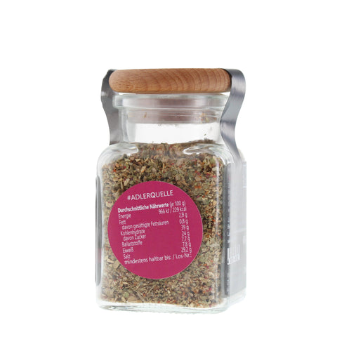 #ADLERQUELLE - Steakpfeffer mediterran Glas mit Holzdeckel 60g MHD
