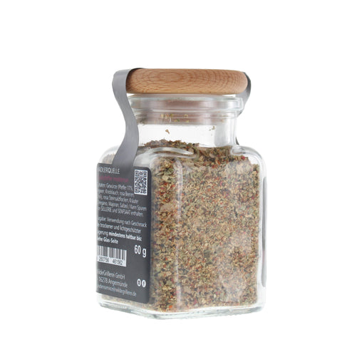 #ADLERQUELLE - Steakpfeffer mediterran Glas mit Holzdeckel 60g MHD