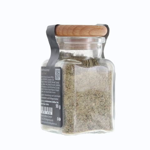 #PIEPERGRUND - Gyros hell Glas mit Holzdeckel 90g MHD