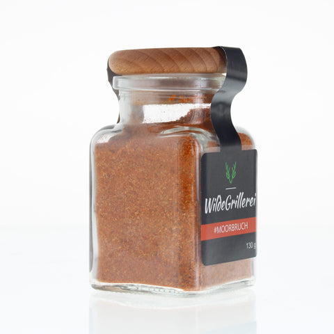 #MOORBRUCH - Spare Ribs Smoky BBQ Rub Glas mit Holzdeckel 130g MHD