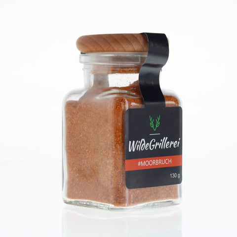 #MOORBRUCH - Spare Ribs Smoky BBQ Rub Glas mit Holzdeckel 130g MHD