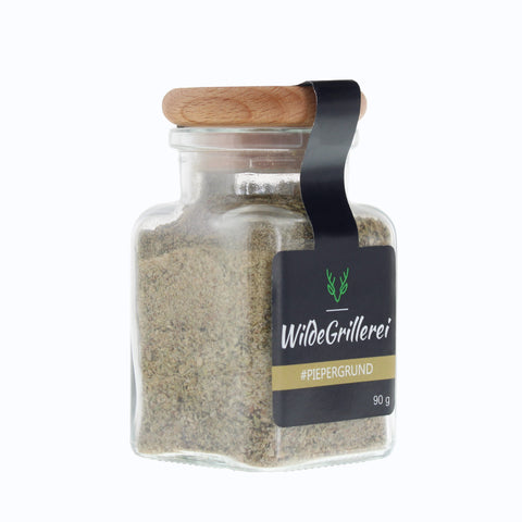 #PIEPERGRUND - Gyros hell Glas mit Holzdeckel 90g MHD