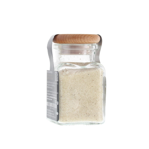 Rohrzucker mit Bourbon-Vanille - #AM ROHRTEICH - Glas mit Holzdeckel 130g MHD