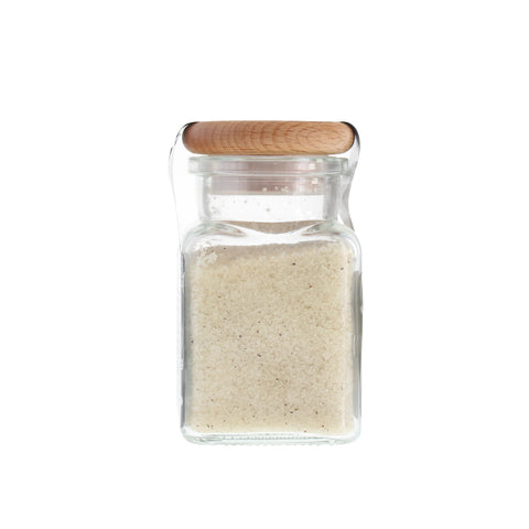 Rohrzucker mit Bourbon-Vanille - #AM ROHRTEICH - Glas mit Holzdeckel 130g MHD
