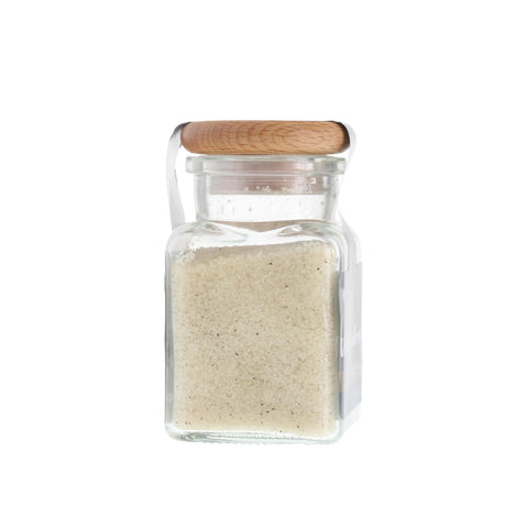 Rohrzucker mit Bourbon-Vanille - #AM ROHRTEICH - Glas mit Holzdeckel 130g MHD