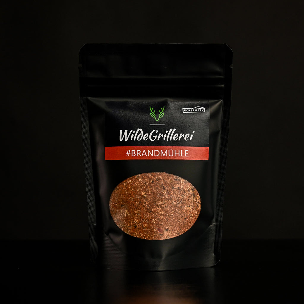 #BRANDMÜHLE - Hot Smoky BBQ Rub Beutel mit Druckverschluss 95g MHD
