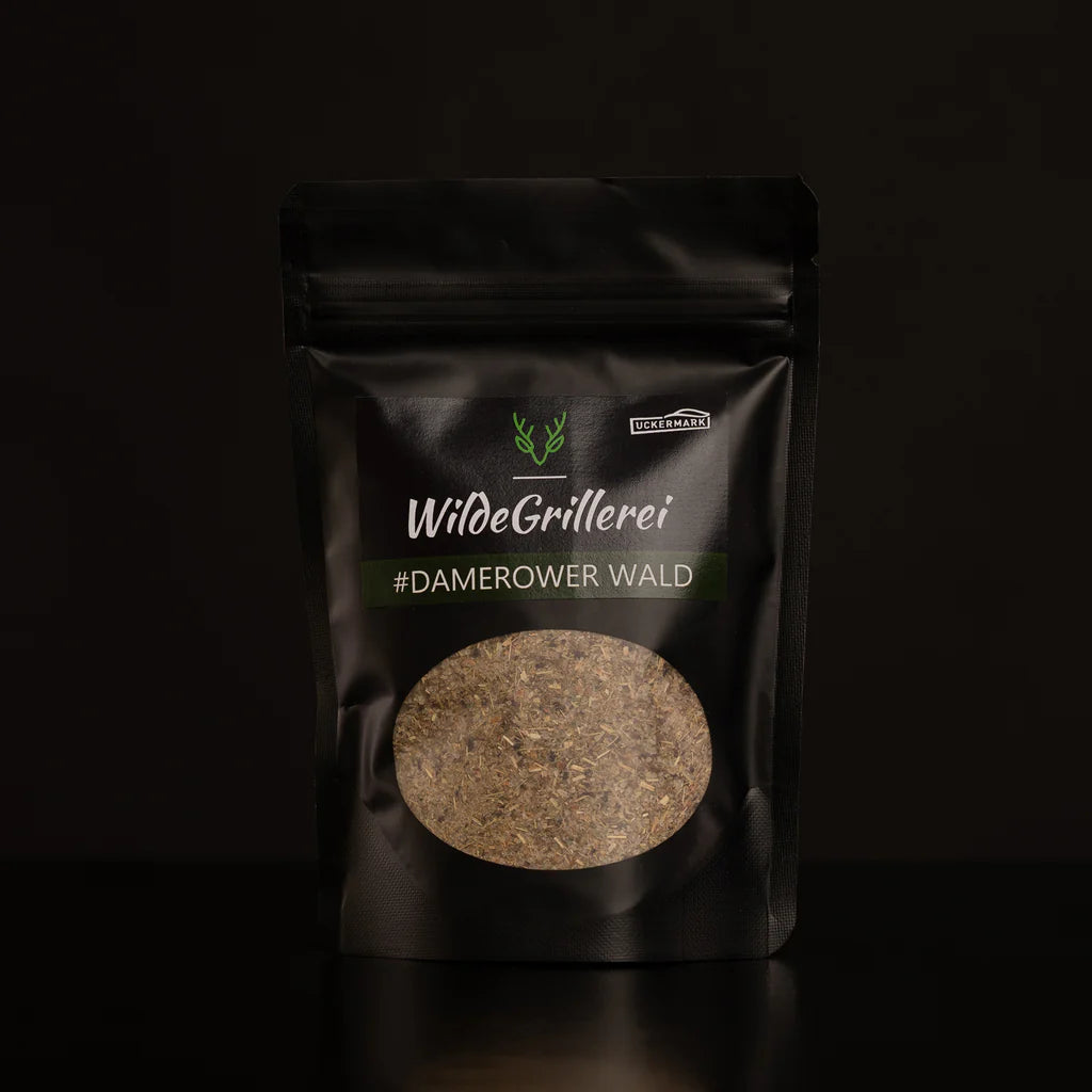 #DAMEROWER WALD - Wild Würzung Beutel mit Druckverschluss 90g MHD