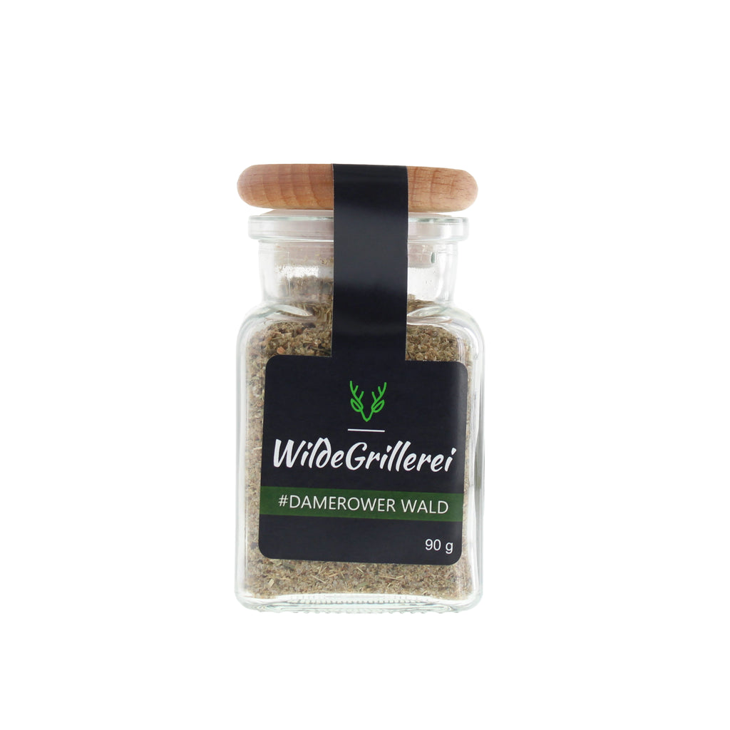 Wild-Gewürz - #DAMEROWER WALD - Glas mit Holzdeckel 90g MHD