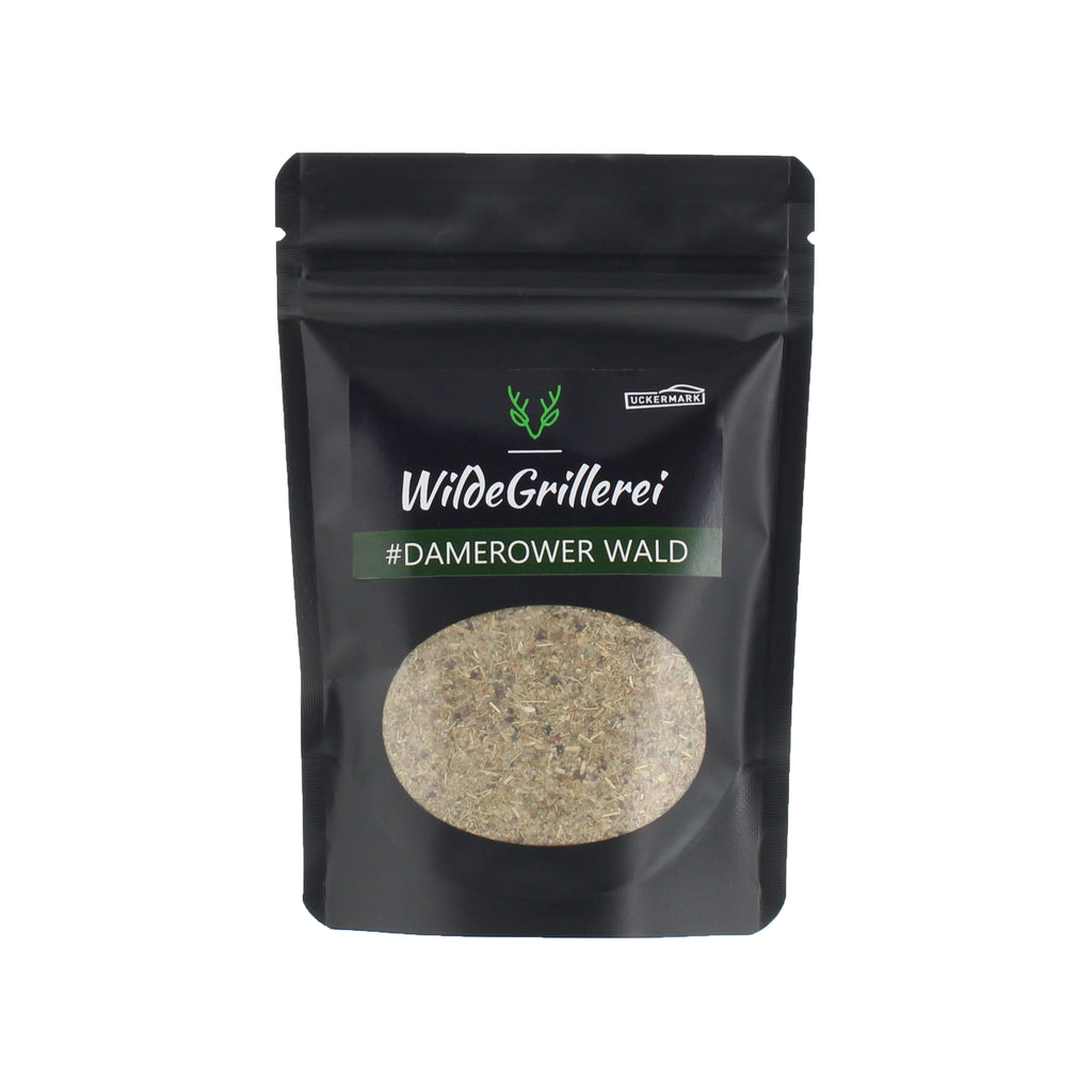 #DAMEROWER WALD - Wild Würzung Beutel mit Druckverschluss 90g MHD