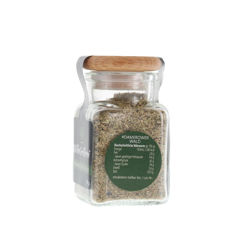 Wild-Gewürz - #DAMEROWER WALD - Glas mit Holzdeckel 90g MHD