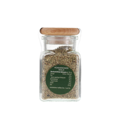 Wild-Gewürz - #DAMEROWER WALD - Glas mit Holzdeckel 90g MHD