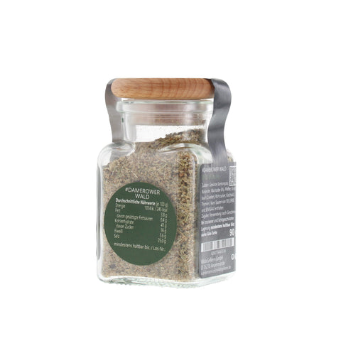 Wild-Gewürz - #DAMEROWER WALD - Glas mit Holzdeckel 90g MHD