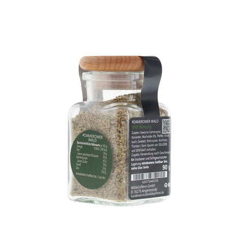 Wild-Gewürz - #DAMEROWER WALD - Glas mit Holzdeckel 90g MHD