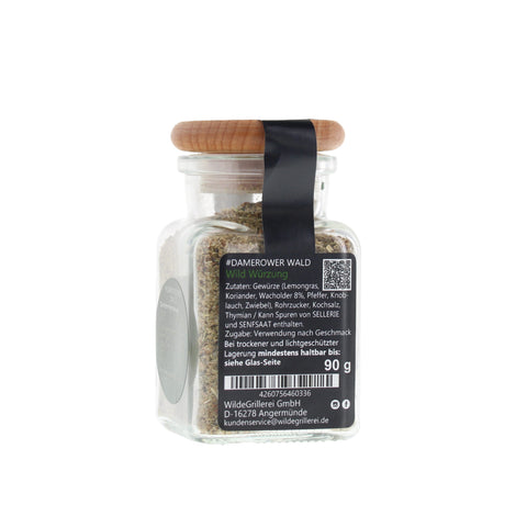 Wild-Gewürz - #DAMEROWER WALD - Glas mit Holzdeckel 90g MHD
