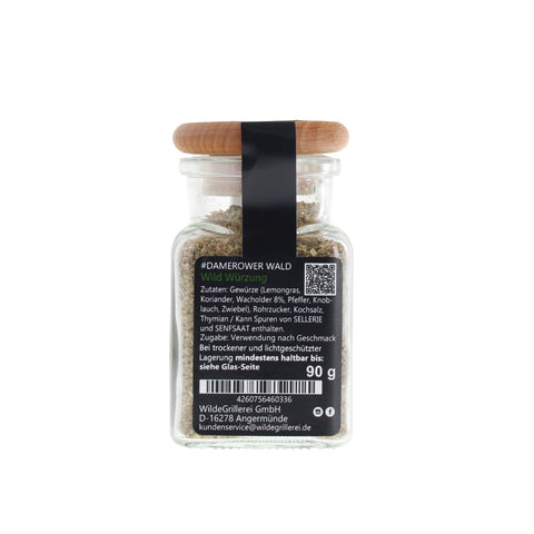 Wild-Gewürz - #DAMEROWER WALD - Glas mit Holzdeckel 90g MHD