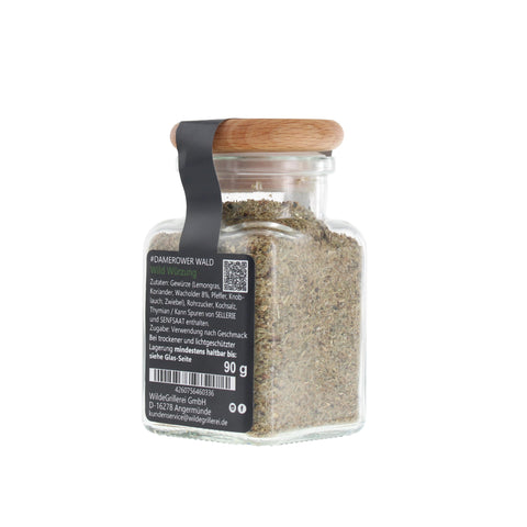 Wild-Gewürz - #DAMEROWER WALD - Glas mit Holzdeckel 90g MHD
