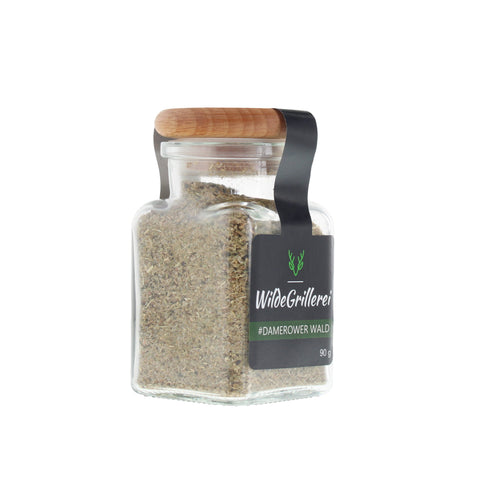 Wild-Gewürz - #DAMEROWER WALD - Glas mit Holzdeckel 90g MHD