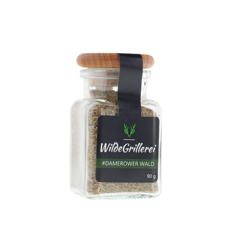 Wild-Gewürz - #DAMEROWER WALD - Glas mit Holzdeckel 90g MHD
