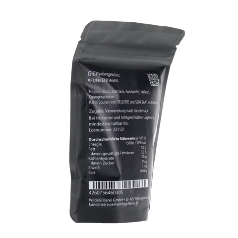 #FUNKENHAGEN - Glühweingewürz Beutel mit Druckverschluss 60g MHD