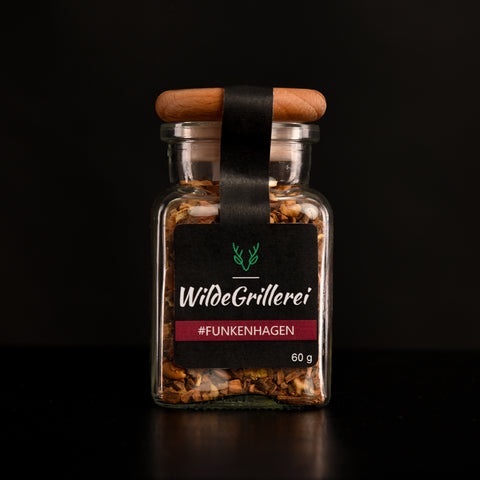 Glühweingewürz - #FUNKENHAGEN - Glas mit Holzdeckel 60g MHD