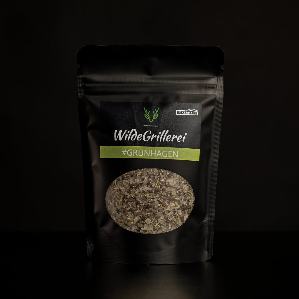 #GRÜNHAGEN - Steaksalz Rosmarin/Thymian Beutel mit Druckverschluss 125g MHD