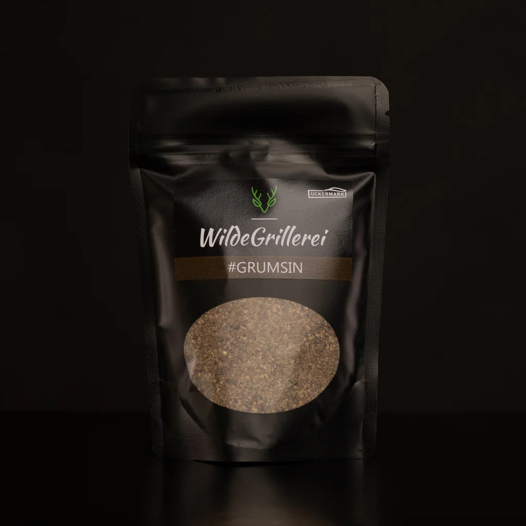 #GRUMSIN - Whisky Pfeffer geschrotet Beutel mit Druckverschluss 80g MHD