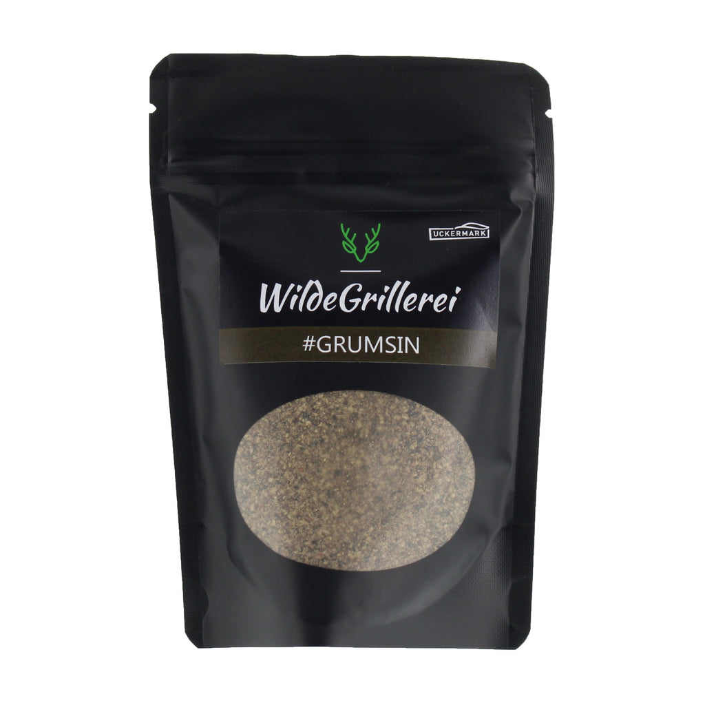 #GRUMSIN - Whisky Pfeffer geschrotet Beutel mit Druckverschluss 80g MHD