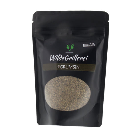 #GRUMSIN - Whisky Pfeffer geschrotet Beutel mit Druckverschluss 80g MHD