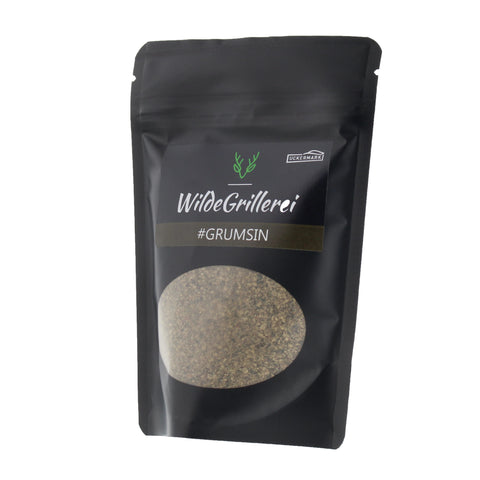 #GRUMSIN - Whisky Pfeffer geschrotet Beutel mit Druckverschluss 80g MHD