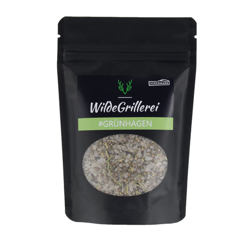 #GRÜNHAGEN - Steaksalz Rosmarin/Thymian Beutel mit Druckverschluss 125g MHD
