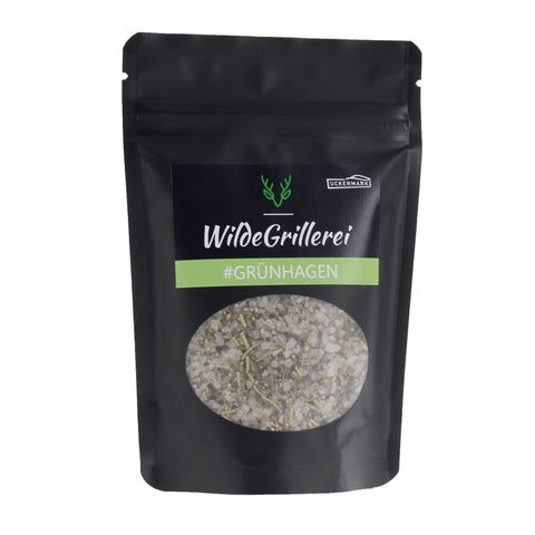 #GRÜNHAGEN - Steaksalz Rosmarin/Thymian Beutel mit Druckverschluss 125g MHD